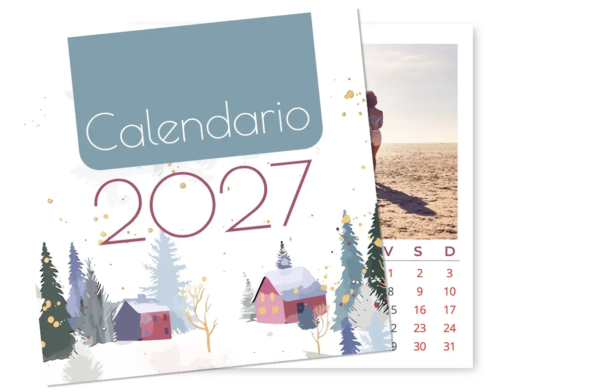 Calendario Sobremesa Navideño